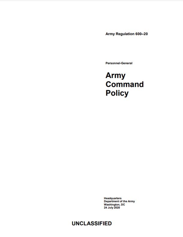 Policy and Regulation – U.S. Army Training Doctrine and Command