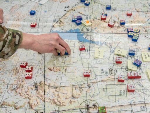 Practicum prepares students for division assignments in large-scale combat operations